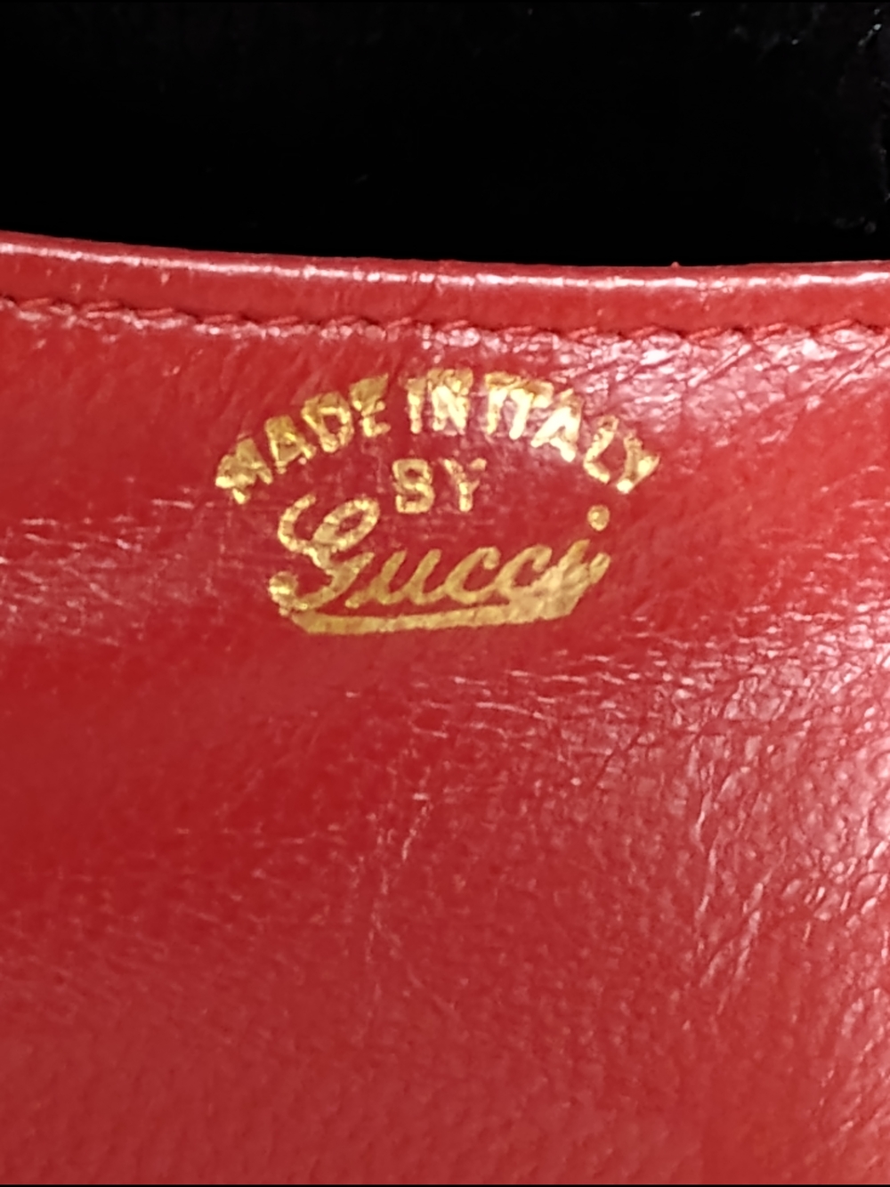 Vintage Gucci Leather " Hand of Gucci"  Clasp Wallet  Circa 1970s - Picture 6 of 15